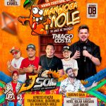 Mandioca Mole está de volta! Garanta seu ingresso antecipado por apenas R$20 no Hotel Solar Arucará e prepare-se para uma noite incrível! Atrações confirmadas: J Som, DJ P7, Gustavo Baia e Thiago Costa. Não perca tempo, a diversão está garantida!
