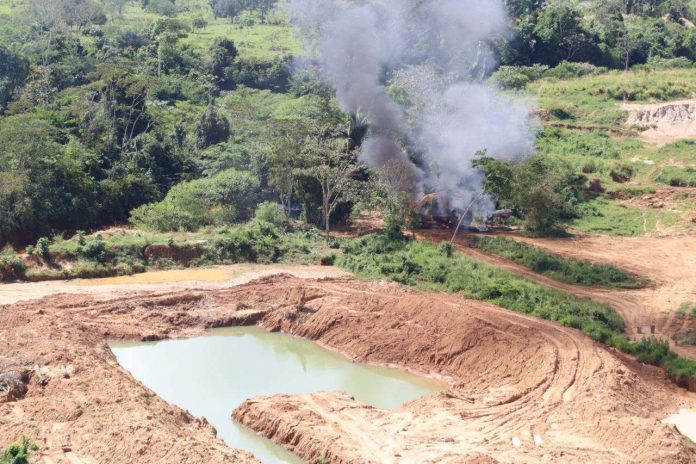 PF realiza operações contra garimpos em três cidades do Pará; duas pessoas foram presas
