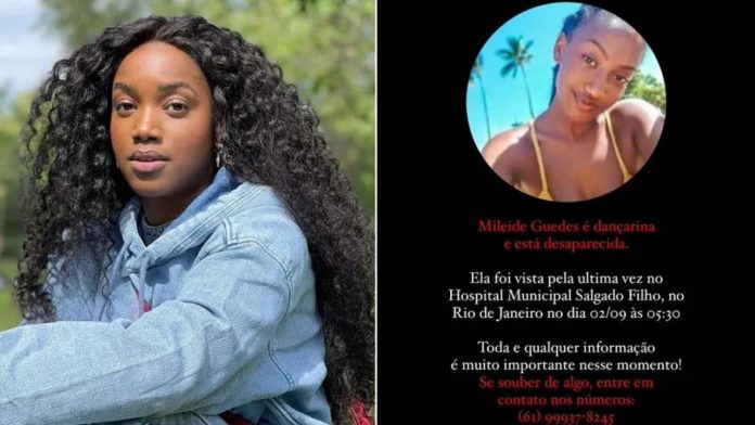 Dançarina da IZA está desaparecida e cantora pede ajuda